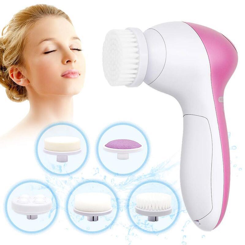 5-in-1 Face Massage Cleansing Brush Set