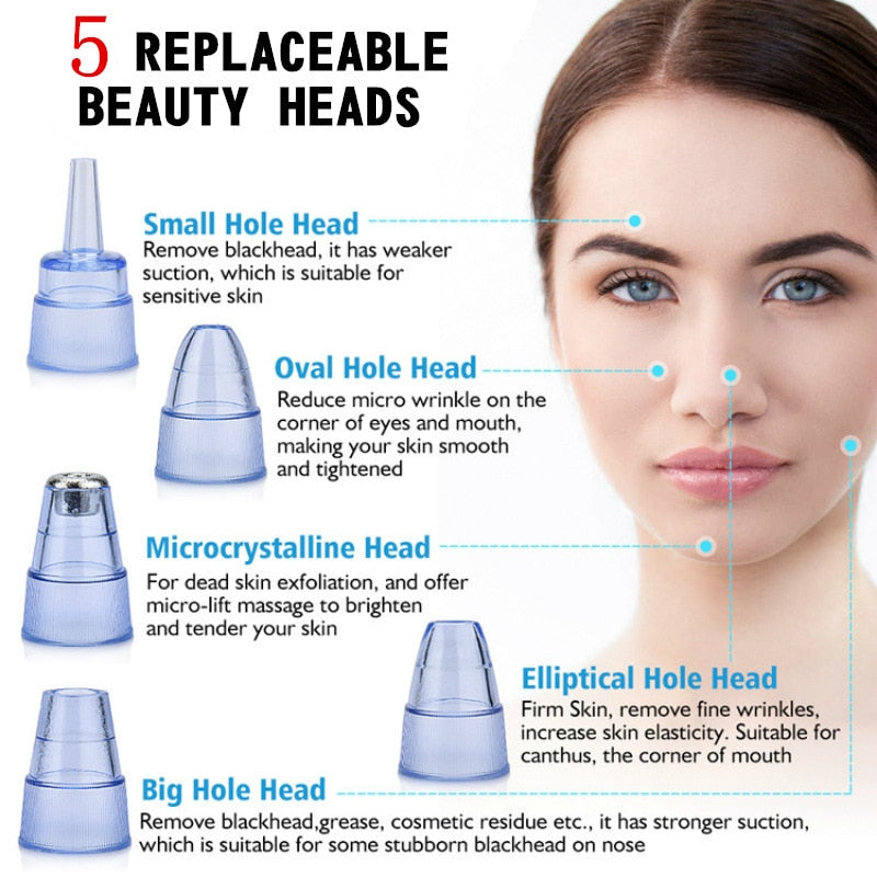 Electric Facial Blackhead Remover Vacuum Machine